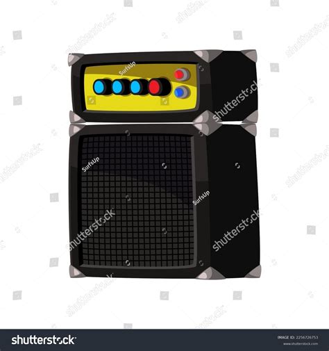 cartoon amp|Cartoon Guitar Amp Stock Illustration .